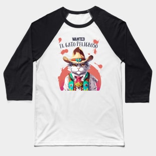 el gato peligroso Baseball T-Shirt